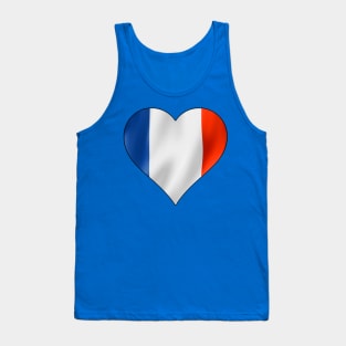 France in a Heart Tank Top